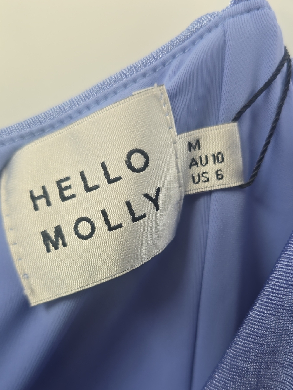 Hello Molly Light Blue Cowl Neck Slip Midi Dress - Picture 5 of 11